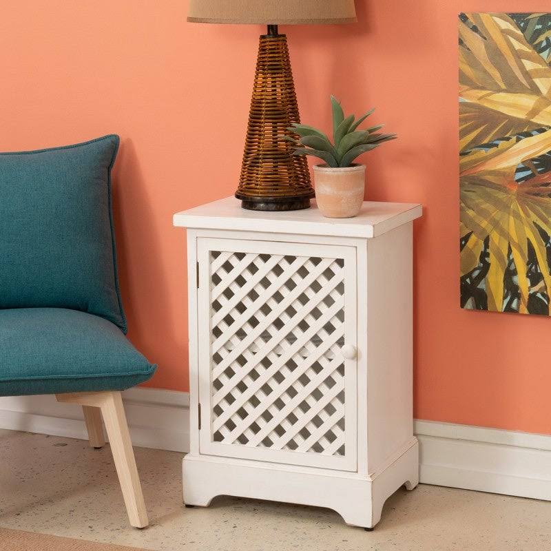 White Wood Door Cabinet S999
