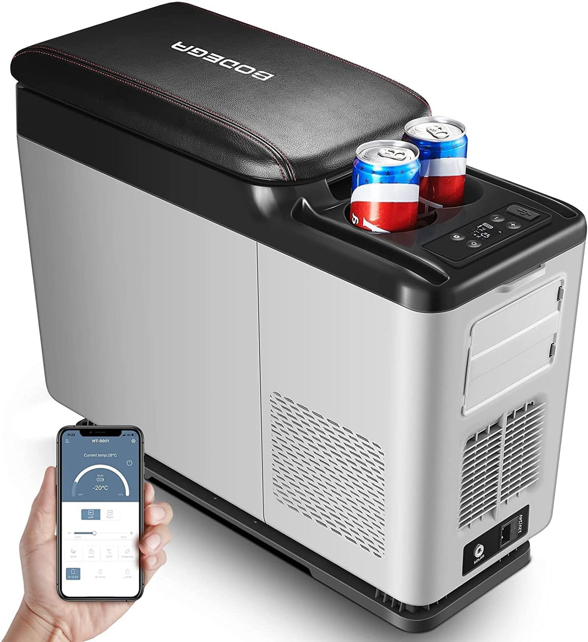 12 Volt Portable Car Refrigerator Freezer, 16 Quart I842