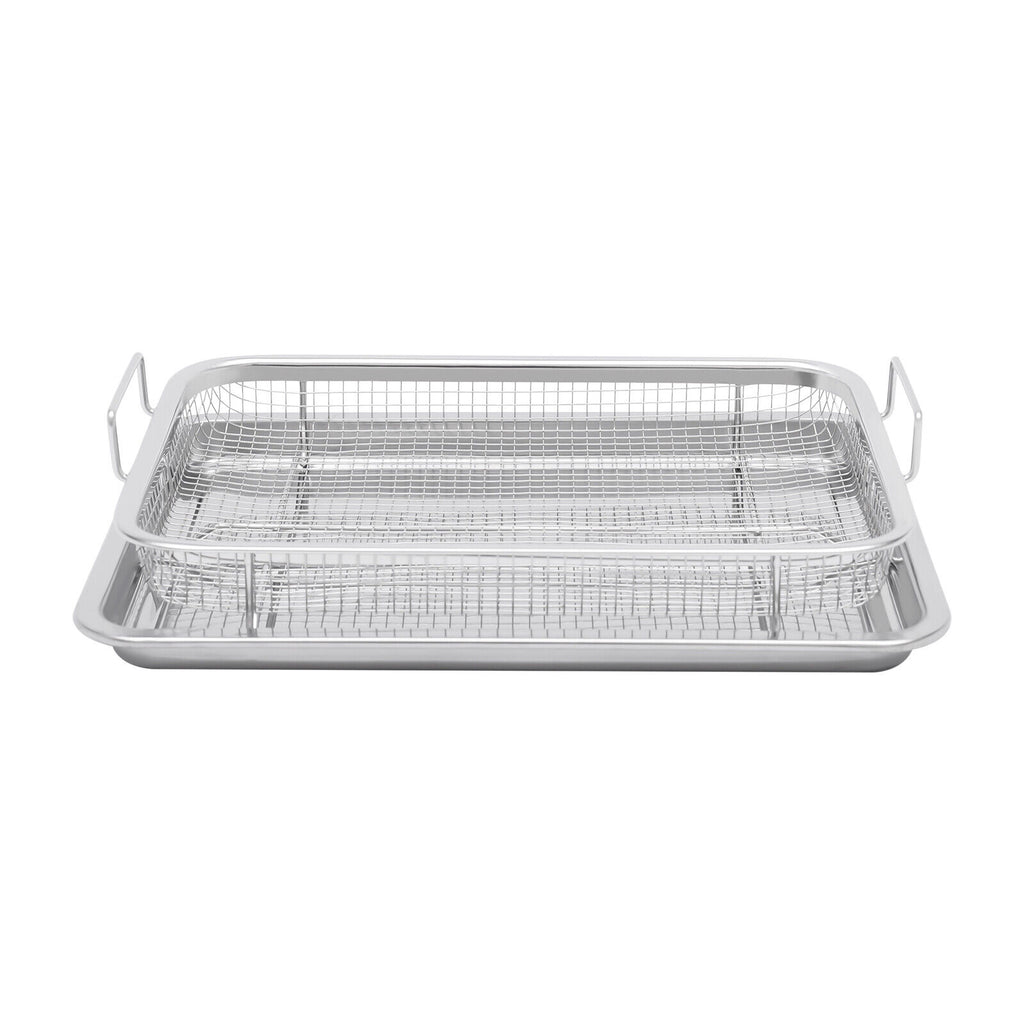 Stainless Steel Crisping Basket & Tray Set I598556