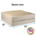 Queen Size Foam Mattress Set with Bed Frame U463733