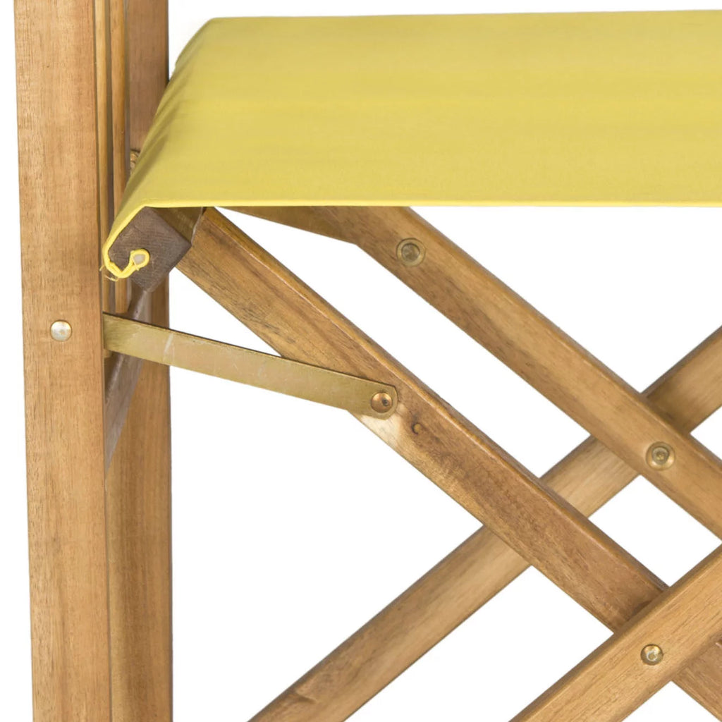 Set of 2 Natural Yellow Outdoor Chair I148798