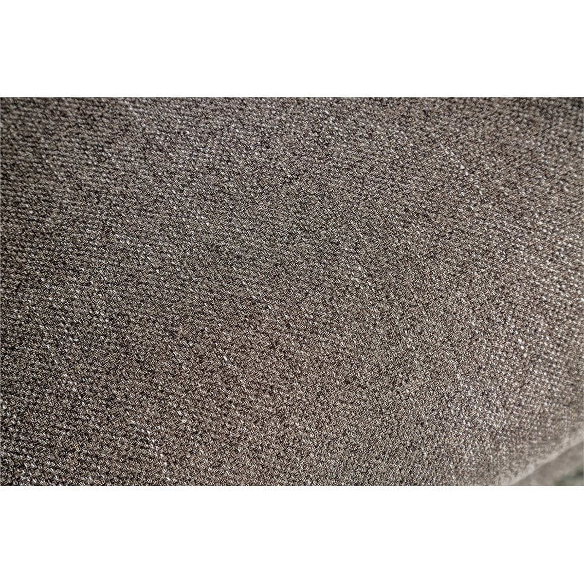 Brown Fabric Upholstered Loveseat P79648
