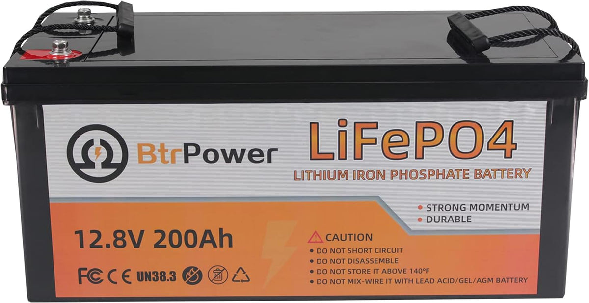 12V 200Ah Deep Cycle LiFePO4 Battery with 100A BMS G57246