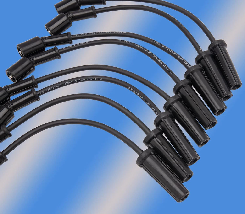 8Pcs Spark Plug Wires Set for Cheverolet Silverado, Pack of 2 C379
