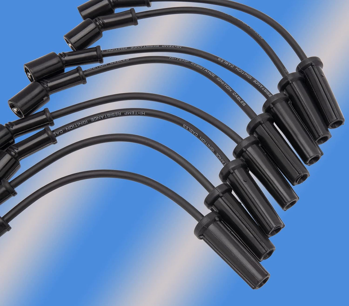 8Pcs Spark Plug Wires Set for Cheverolet Silverado, Pack of 2 C379