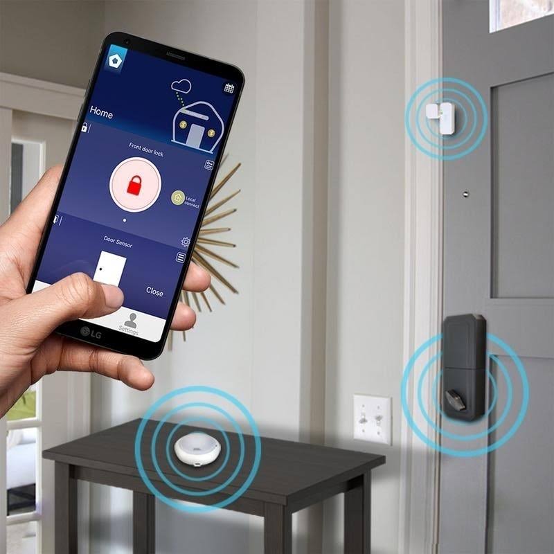 Satin Nickel Smart Lock and Deadbolt Q230