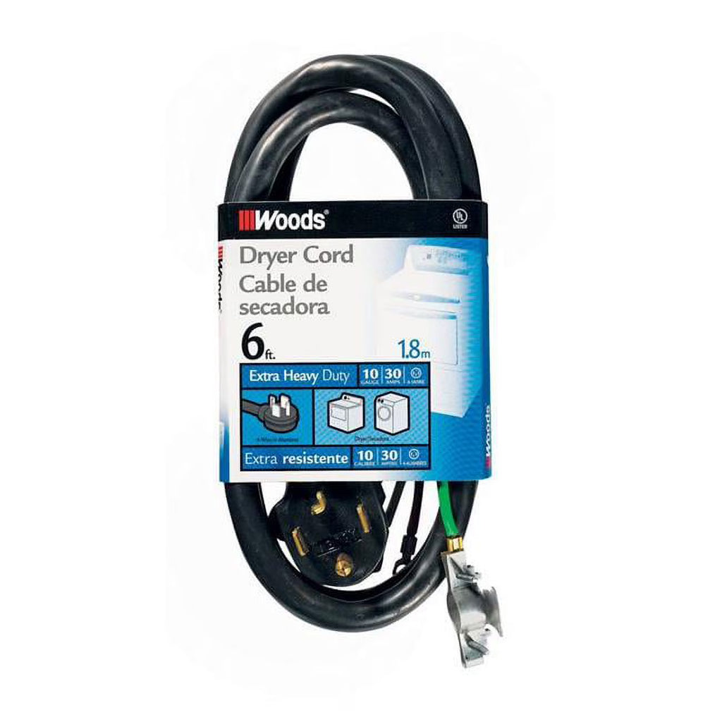 Black Dryer Cord B79351