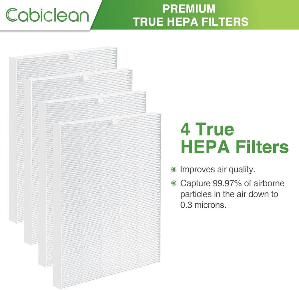 True HEPA Replacement Filter 4 Pack E211
