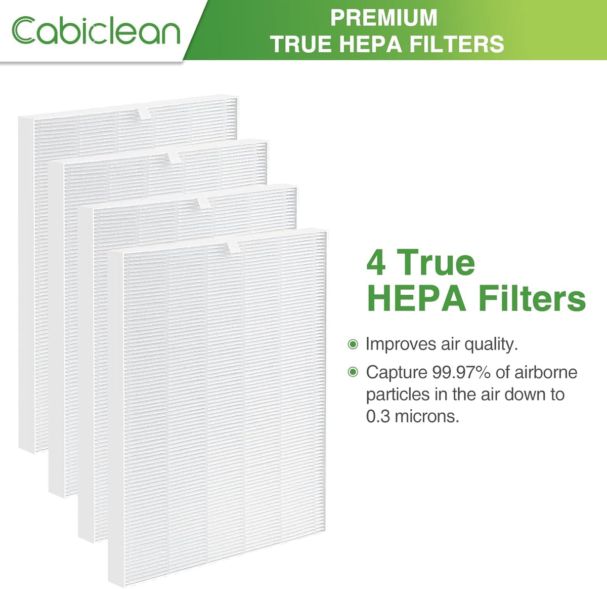 True HEPA Replacement Filter 4 Pack E211