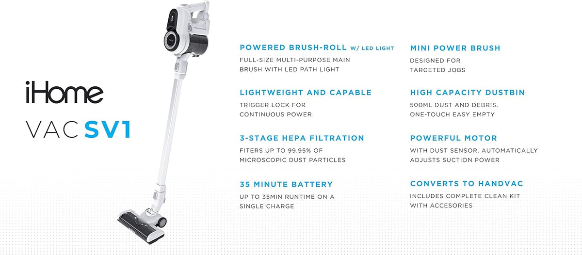 Cordless Stick Vacuum with HEPA Filter S685052