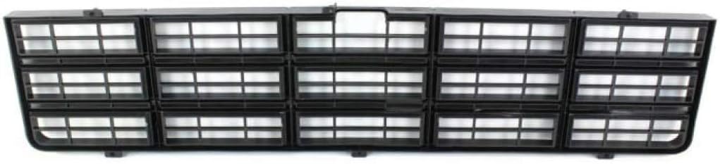 Grille Assembly for Suburban 1977-1980 Dark Argent Shell with Black Insert Plastic F734
