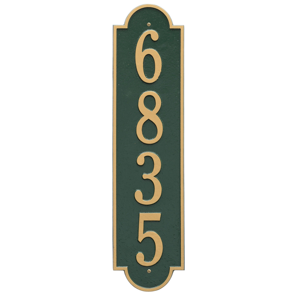 Green/Gold Address Plaque E41013