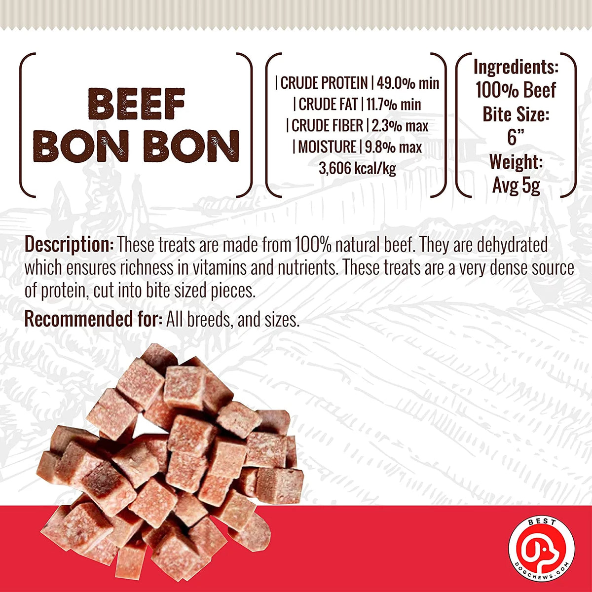 Beef Dog Chews 16oz S2526