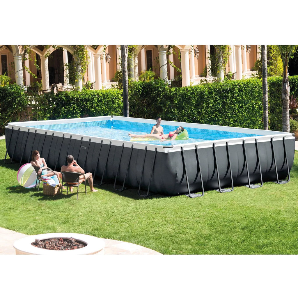 Rectangular Frame Pool with Saltwater System W529986