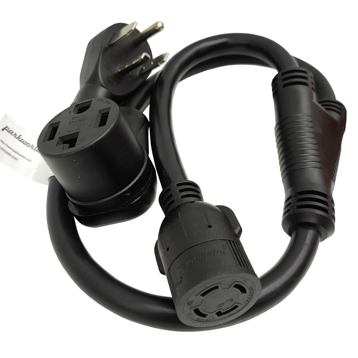 NEMA 14-30P to L14-30R Splitter Cord, 3 Feet K578