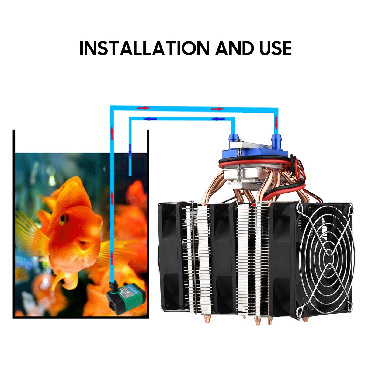 120W High Power Semiconductor Aquarium Chiller A986722