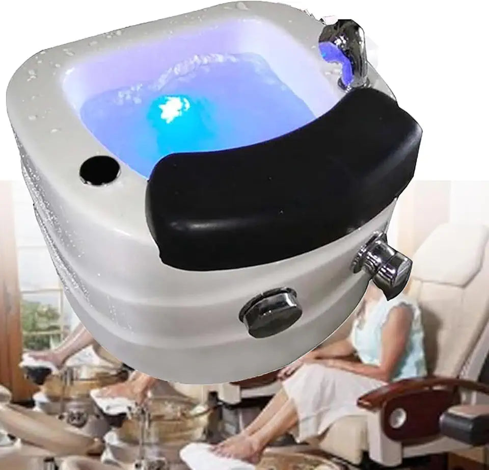 Semi-Circular Heated Foot Bath with Colored Light S4874