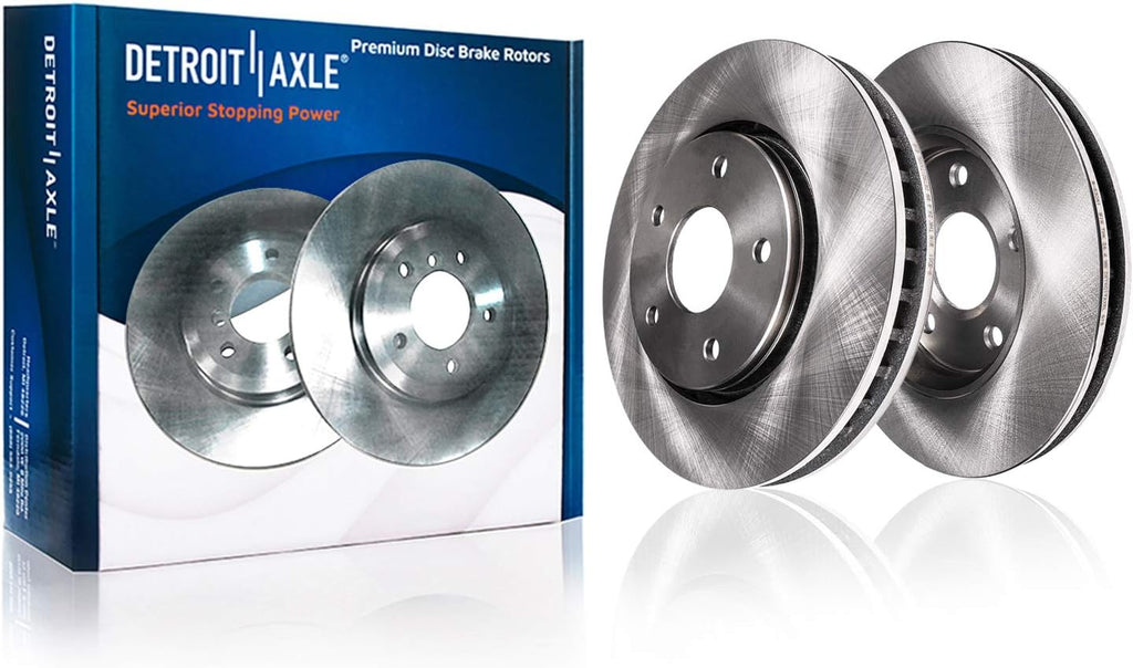 Front and Rear Disc Rotors and Brake Pads 10pc Set E6966
