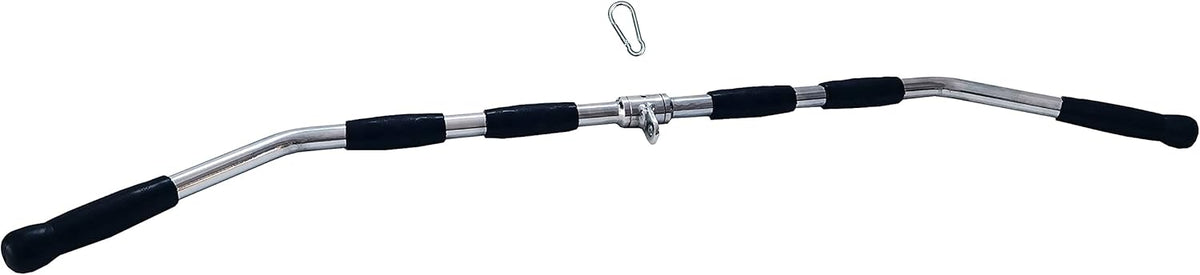 Solid Steel Tricep Press Down Bar with Rubber Handgrips, Pack of 2 G337