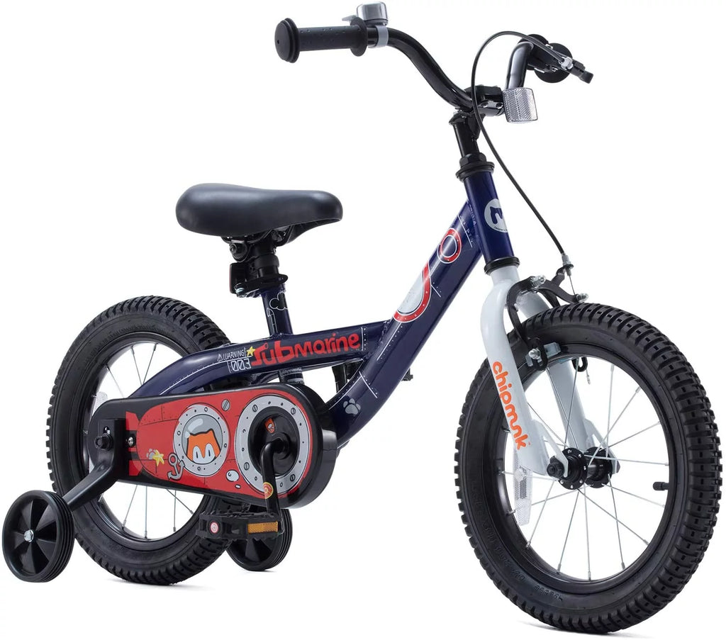 18 In Blue Steel Bike with Kickstand Y3433