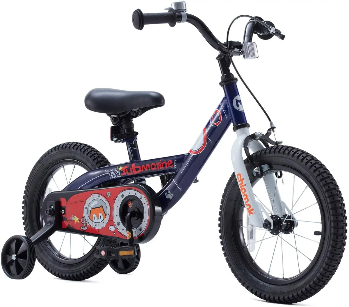18 In Blue Steel Bike with Kickstand Y3433