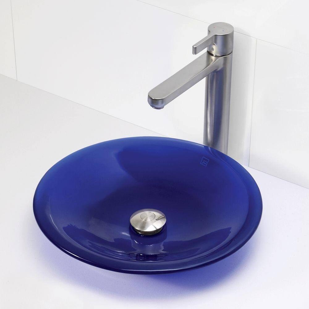 Round Resin Vessel Sink W455313