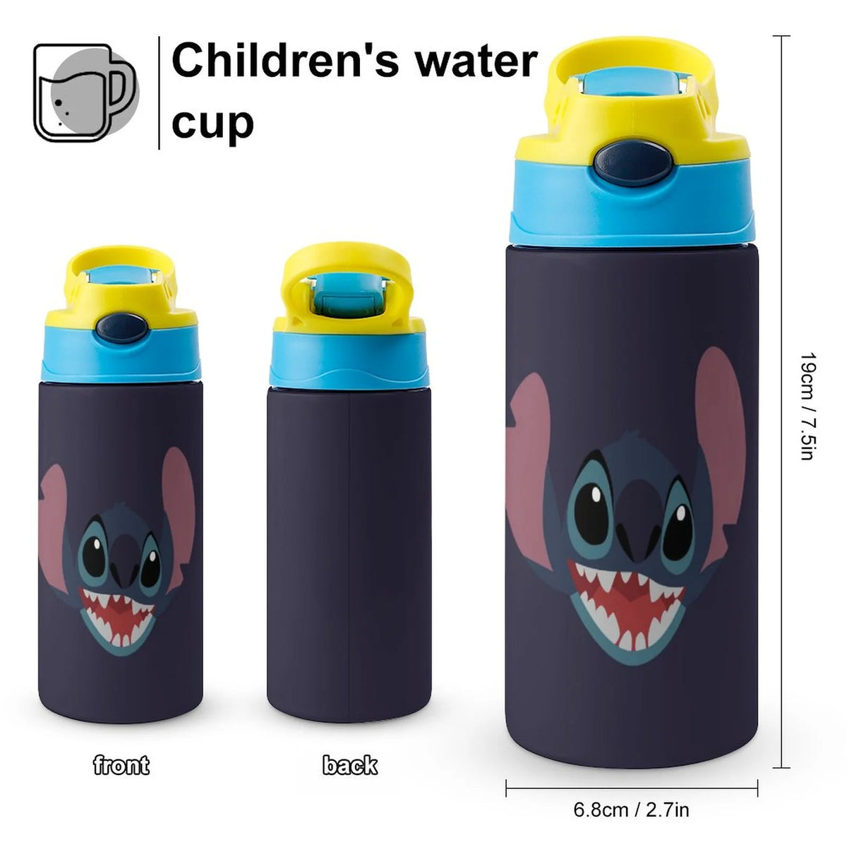 Vacuum Insulated Stainless Steel Water Bottle with Straw Z454441