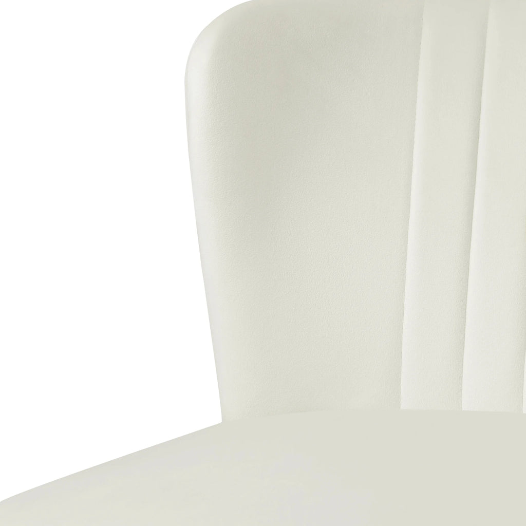 46" Wide Ivory Velvet Upholstered Love Seat Sofa Y189783