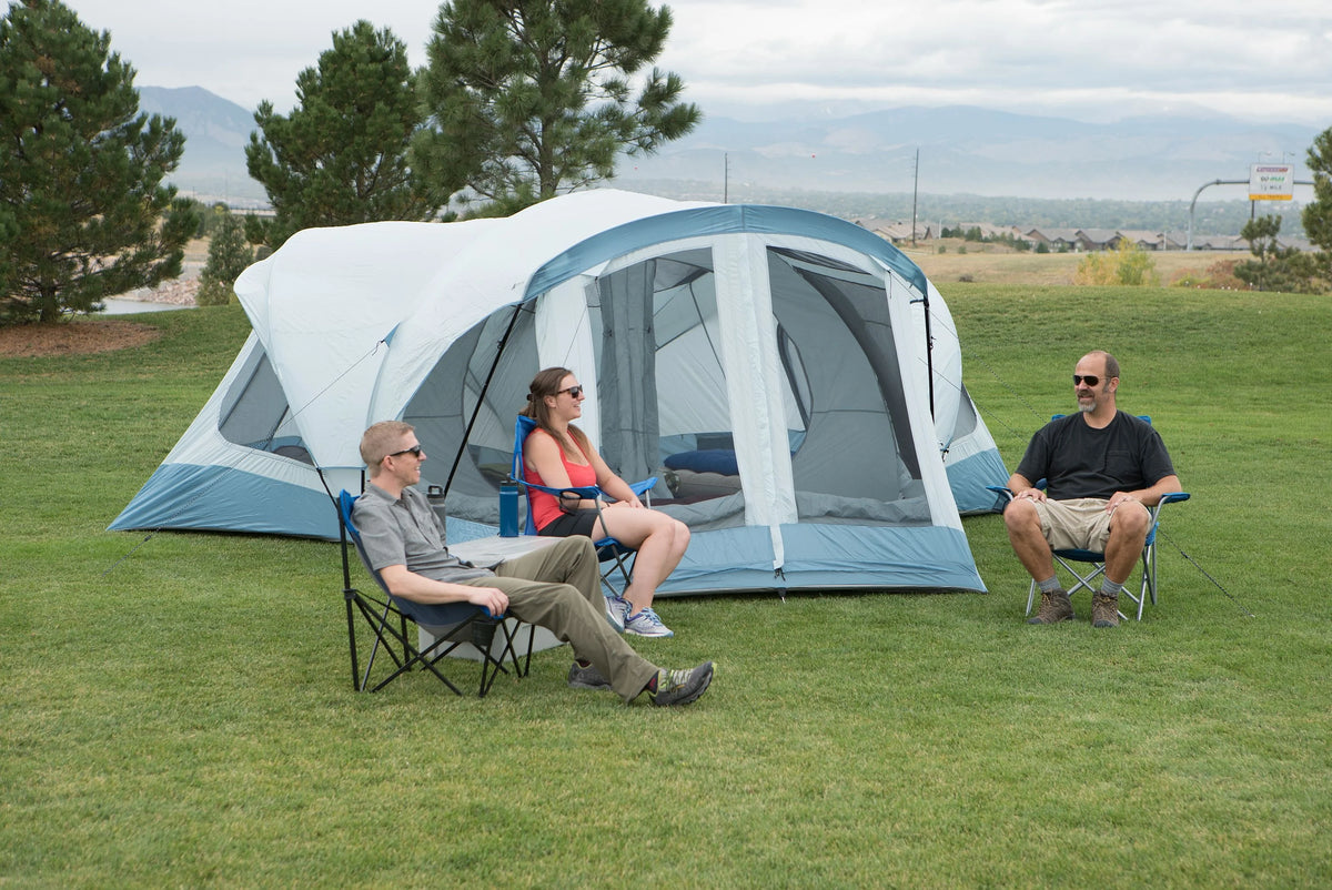 14-Person 18 ft. x 18 ft. Family Tent with 3 Doors Y63814