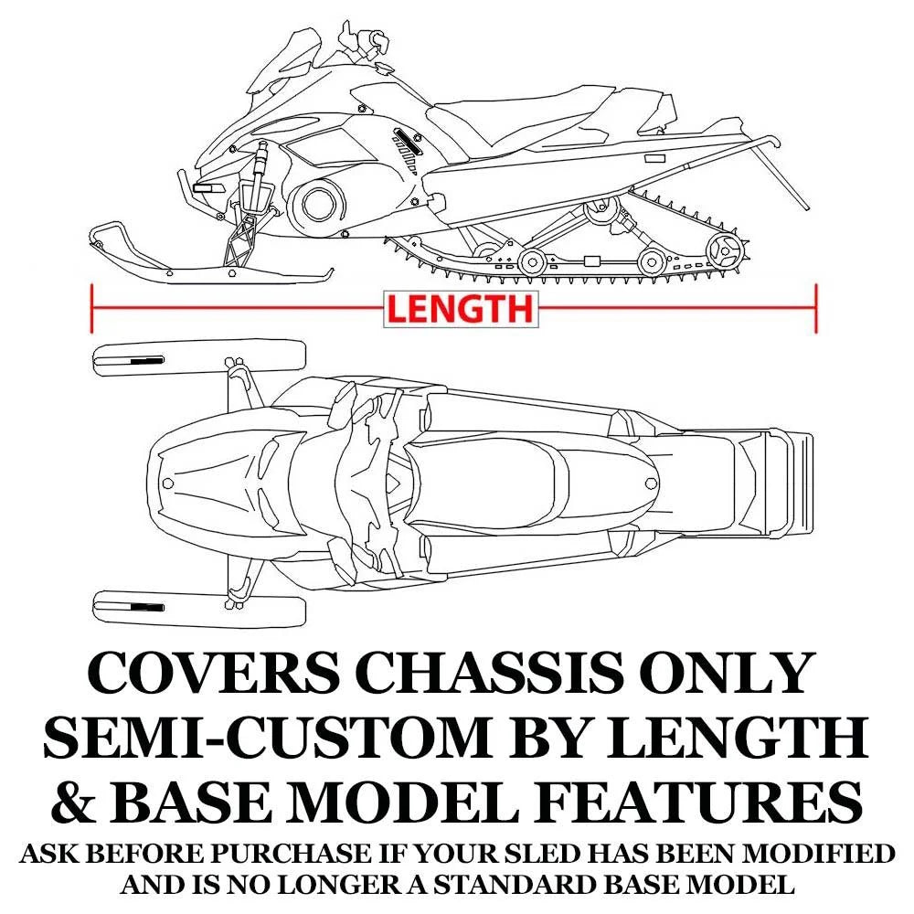 Trailerable 600 Denier Snowmobile Cover T823118