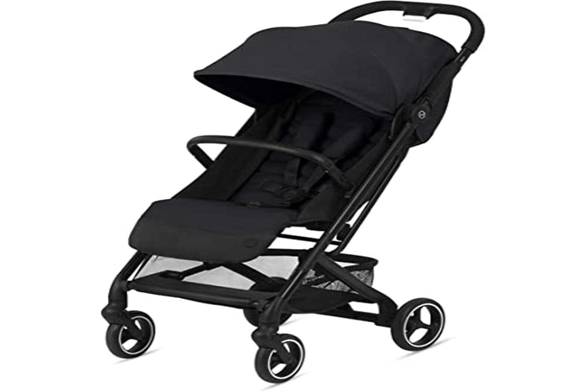 Deep Black Lightweight Travel Stroller E5087