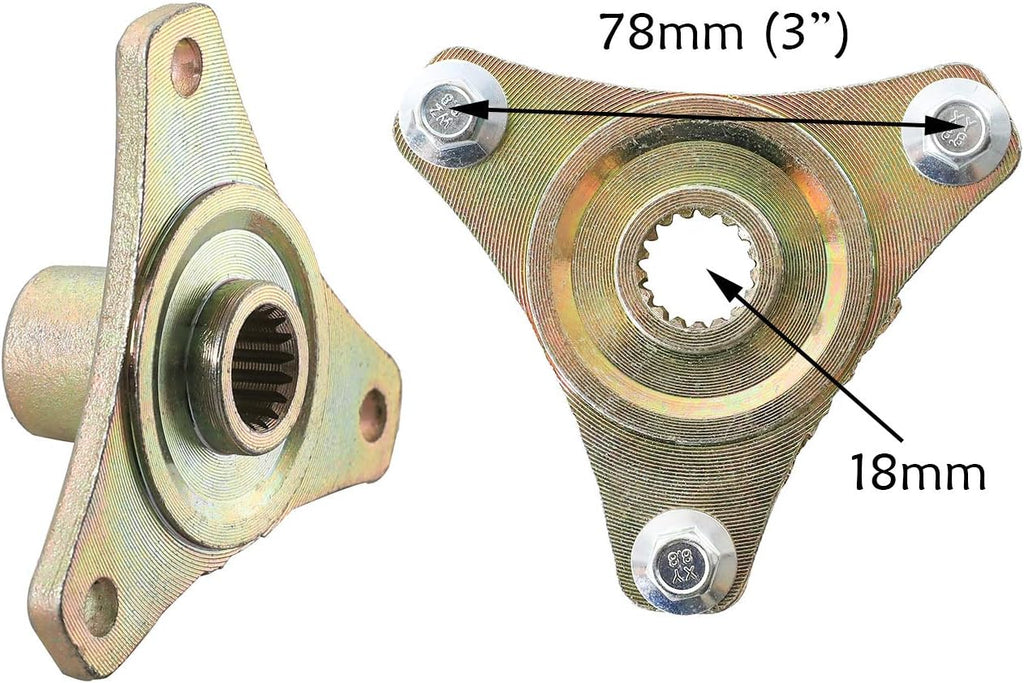 Rear Axle Shaft Kit with Brake Master Cylinder Caliper Disc Rotor Assembly U459