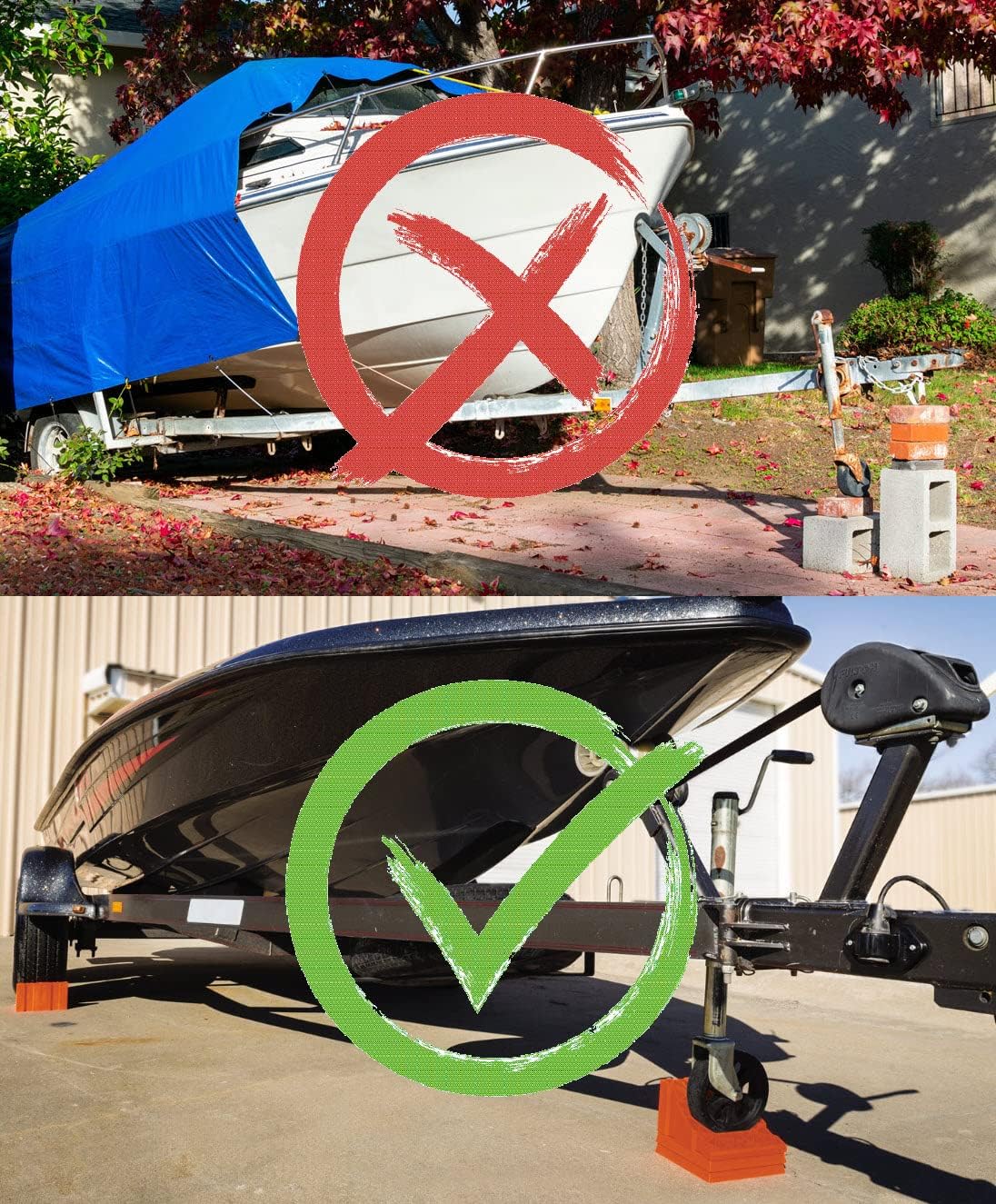 Boat Trailer Pack of 2 E493474