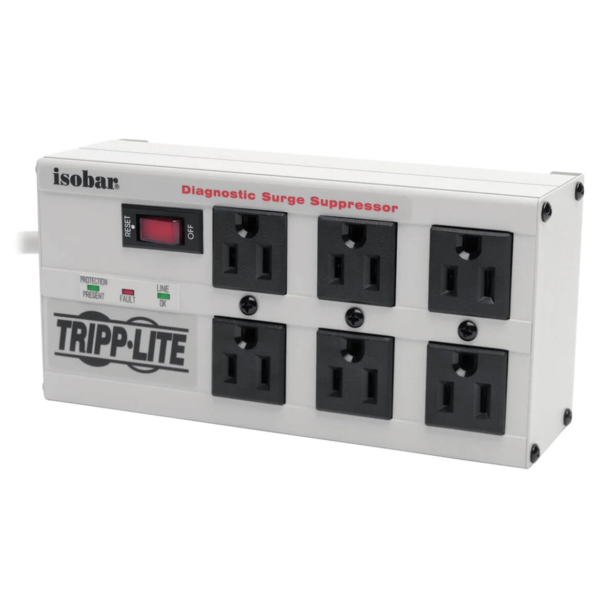 6 Outlet Surge Protector Power Strip T83535