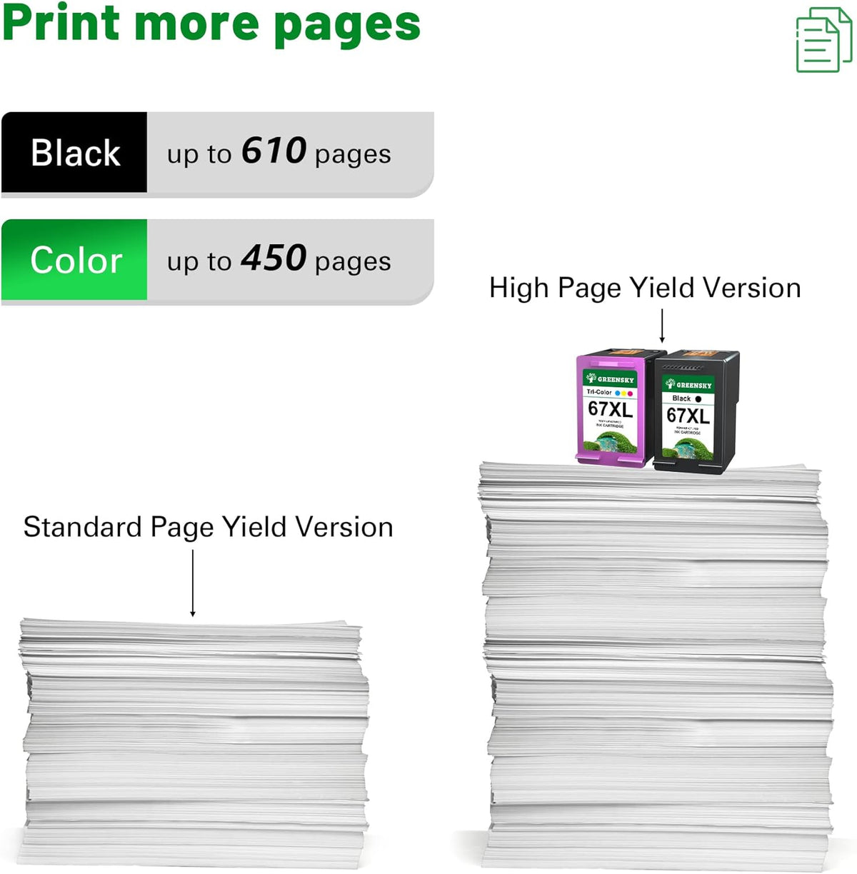 1 Black 1 Tri-Color Ink Cartridge Pack of 2 T256