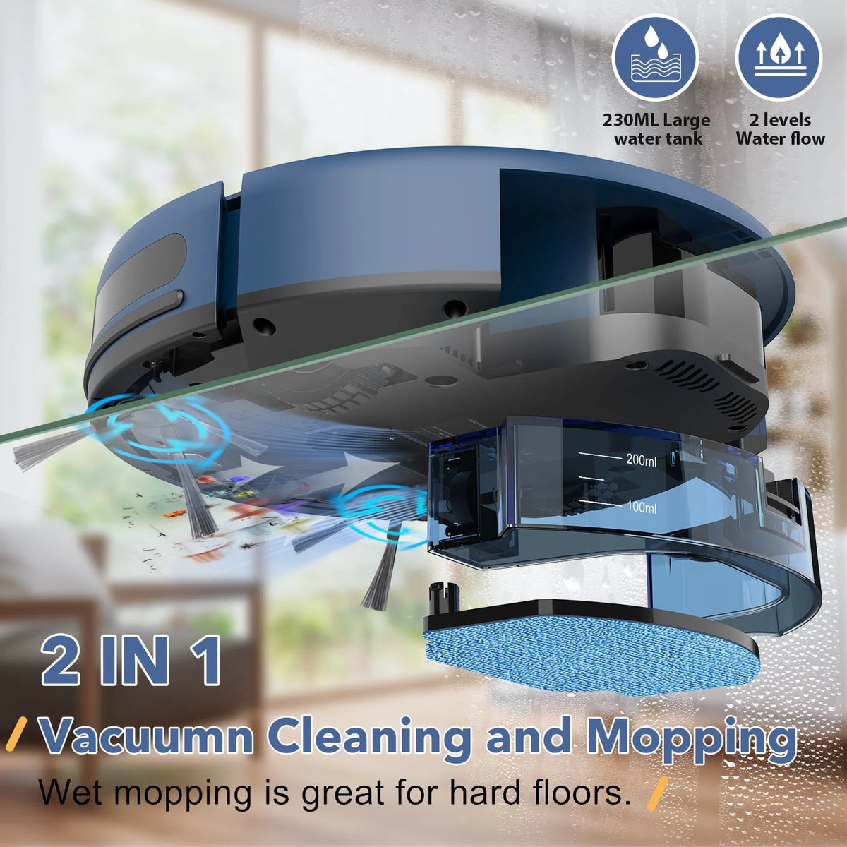 Robot Vacuum and Mop Combo W733
