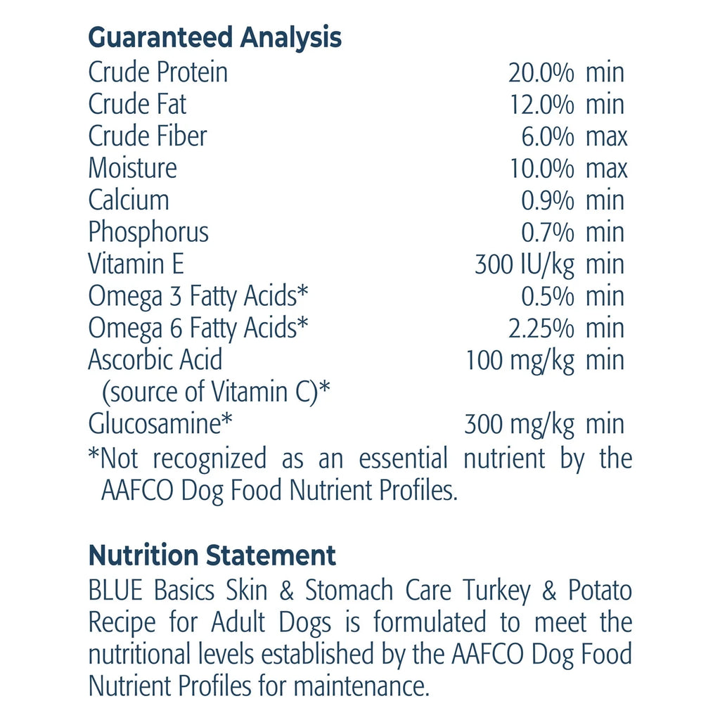 Turkey and Potato Dry Dog Food, 11 lb. Bag K8916