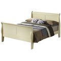 Beige Full Size Sleigh Bed Y7433