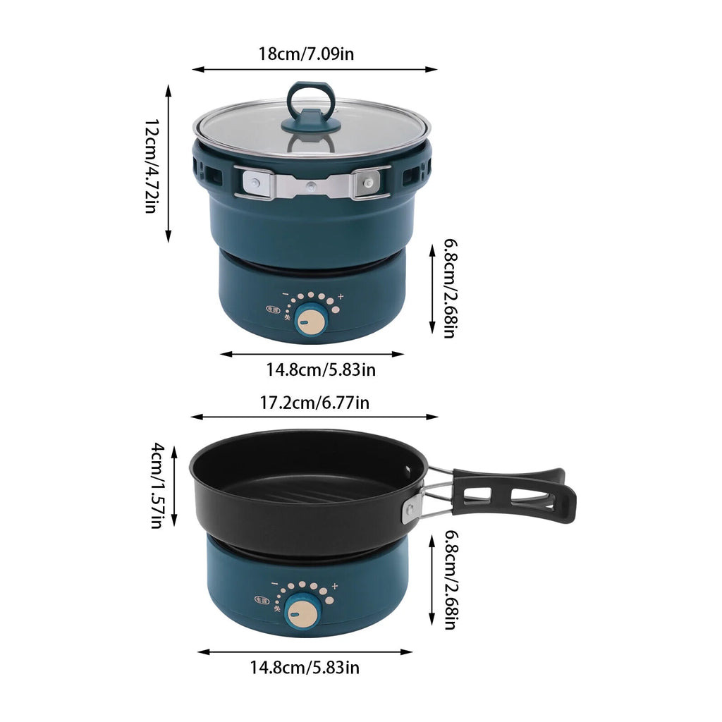 Portable Multifunction Split Electric Cooker with Steamer 110V V8652