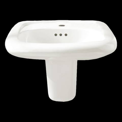 White Wall Mounted Sink F446