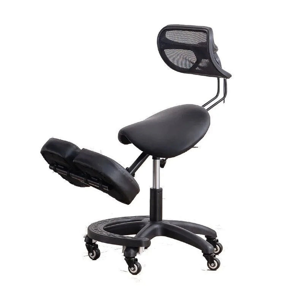 Kneeling Chair with Wheels and Back Support Y3388