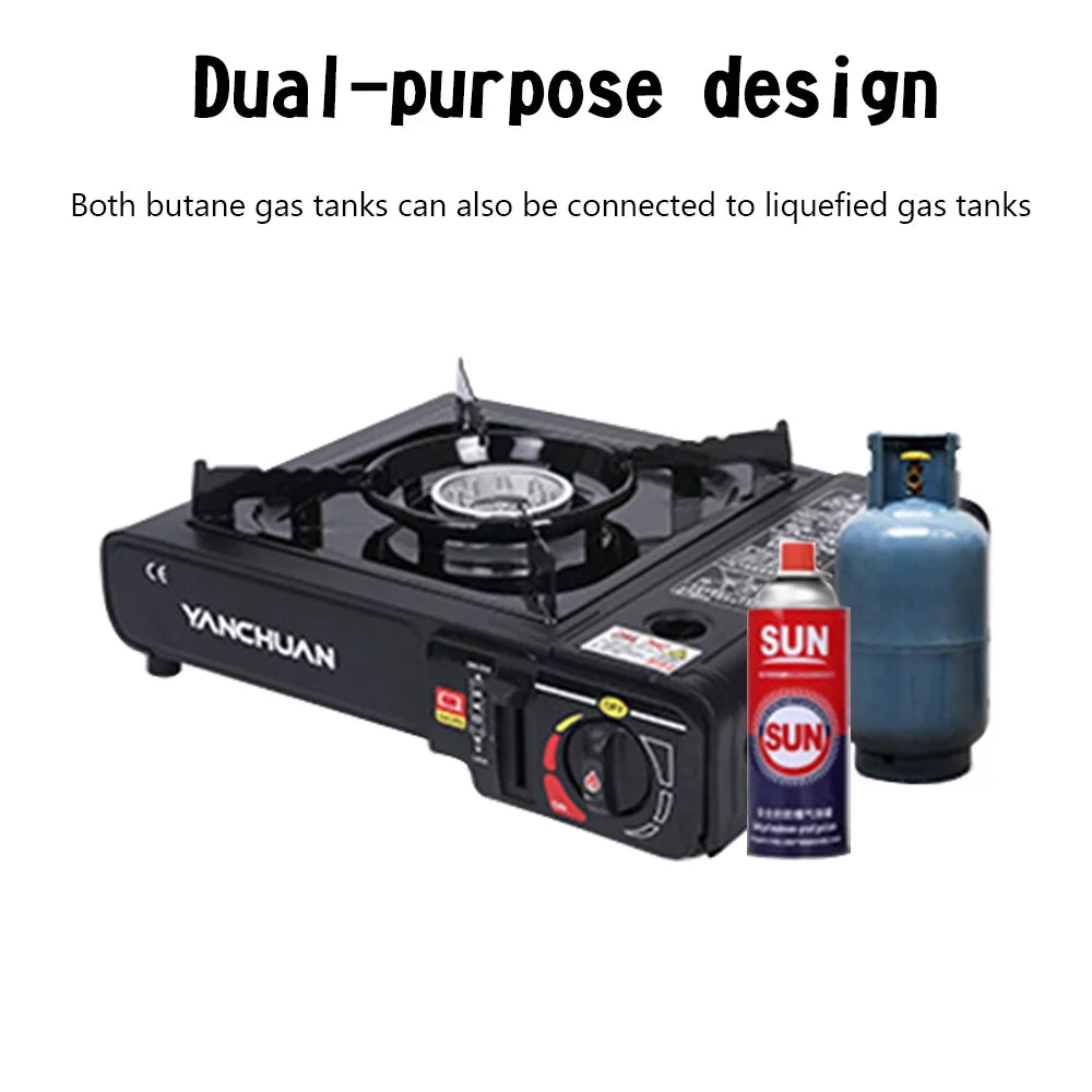 Butane Liquefied Gas Dual Purpose Camping Stove W712