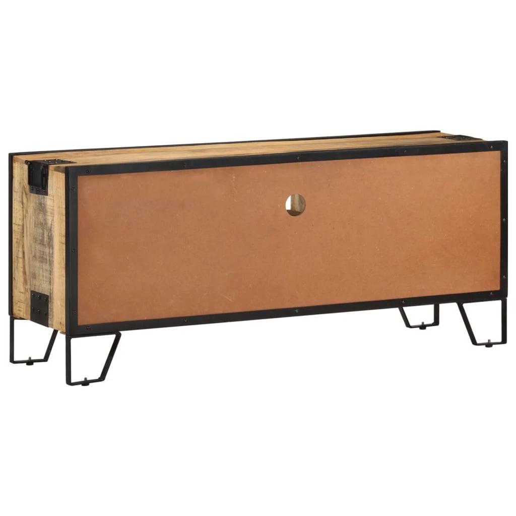 Rough Mango Wood TV Stand with Storage Drawer N813100