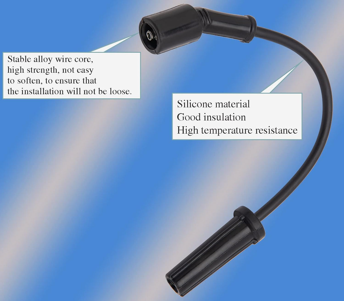 8Pcs Spark Plug Wires Set for Cheverolet Silverado, Pack of 2 C379
