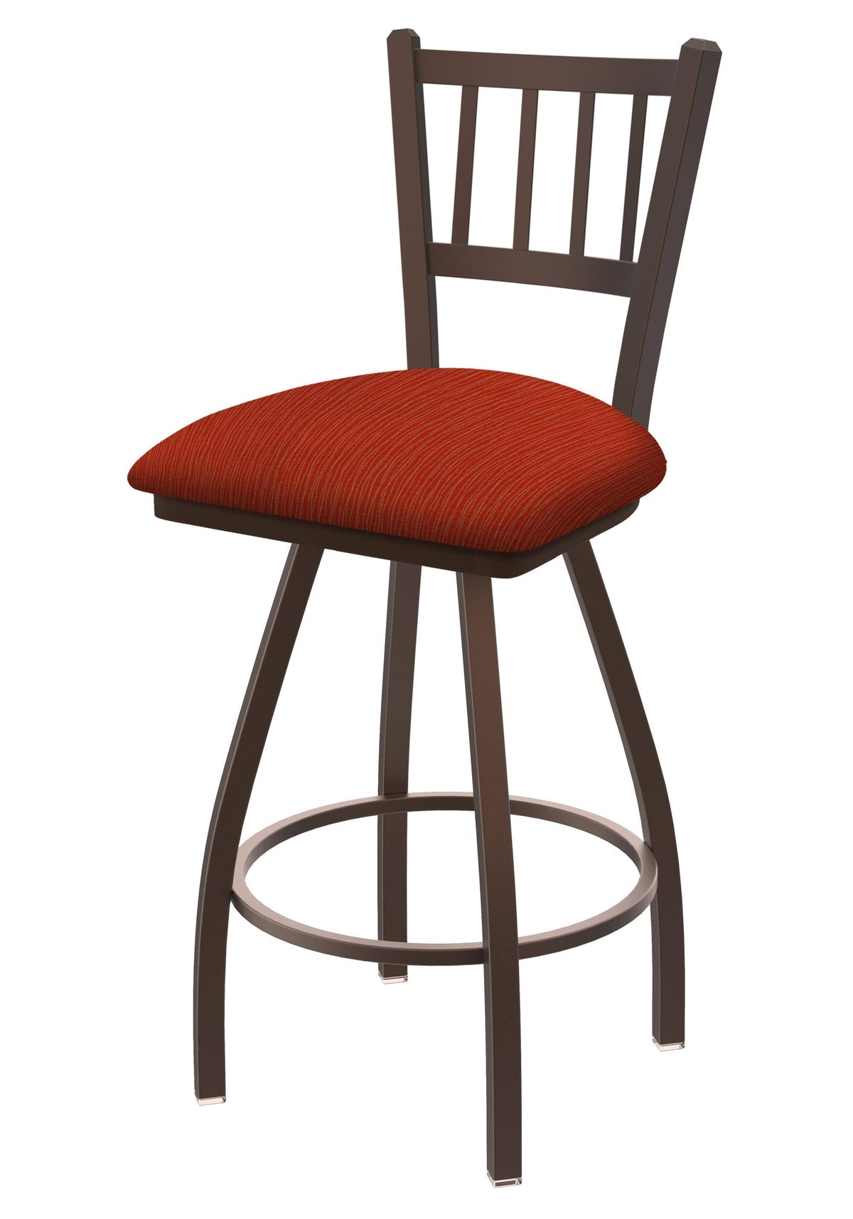 36x22 Swivel Extra Tall Bar Stool with Graph Poppy Seat C7700
