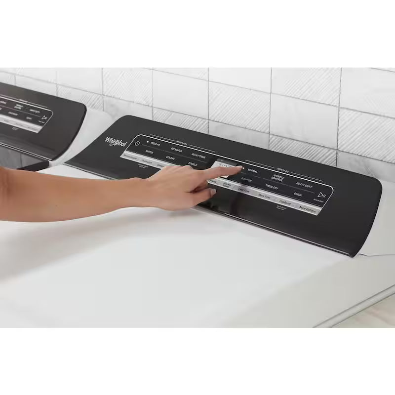 White Gas Dryer with Steam C633744