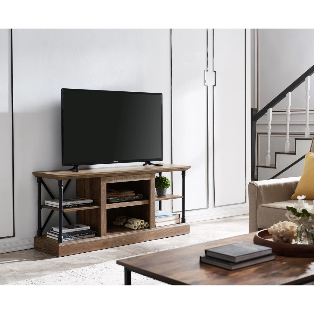Media Console in Rough Sawn Birch Finish Z940076