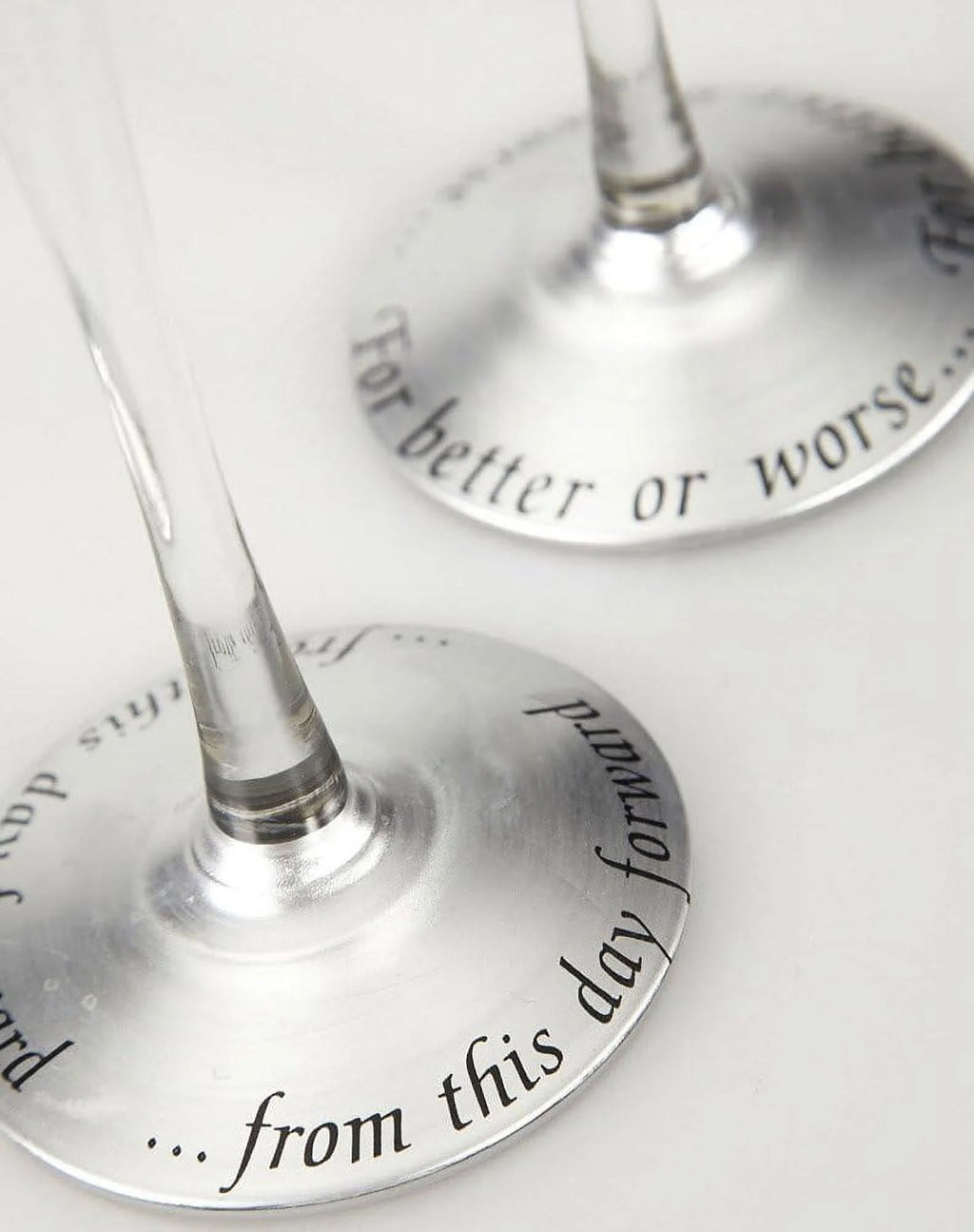 8 Oz. Wedding Champagne Toasting Flute Glasses, Set Of 2 A987