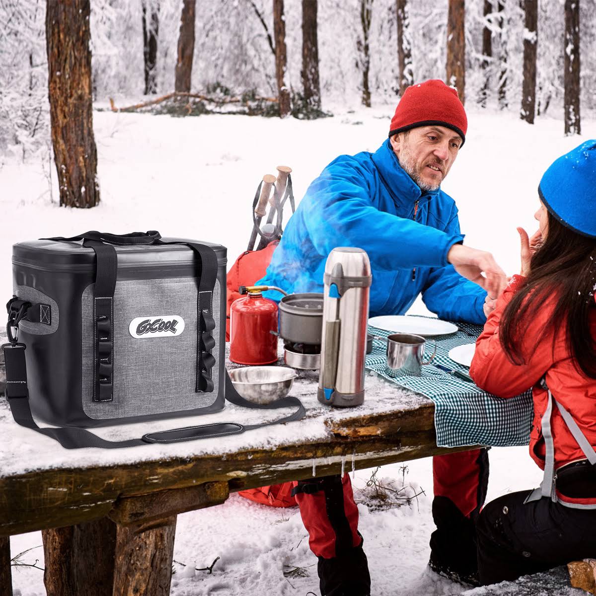 36 Cans Insulated Water-Resistant Cooler Bag S775128
