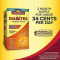 Daily Diabetes Health Pack Dietary Supplement 60 pk Y8799